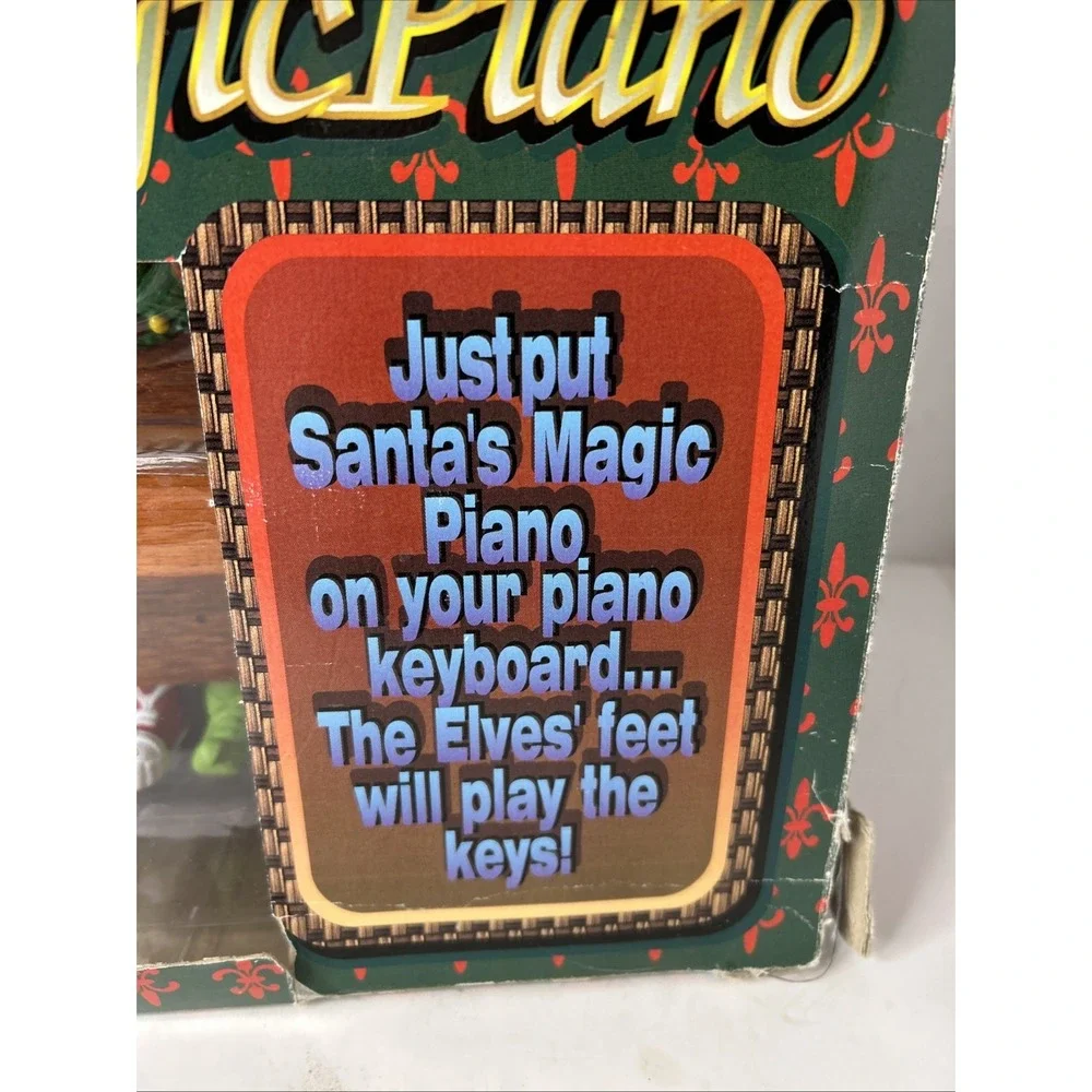 Santa's Magic Piano Eflway Elf Feet Play Actual Piano Keys #114 Musical
